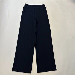 G4free womens size S inseam 31" Loose High-Waist Business Casual Pants Dark Navy